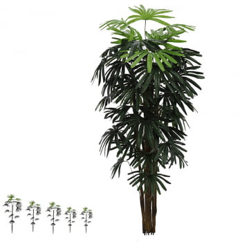 Árvore Artificial Palmeira Raphis Verde 1,2m