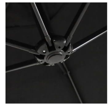 Ombrelone Suspenso 3m disponível em 5 cores. Ideal para áreas externas com estilo e proteção solar. Pronta entrega na BrasilGrass!
